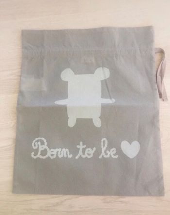 Pochette cadeau réutilisable noël naissance sac vêtement enfant bebe