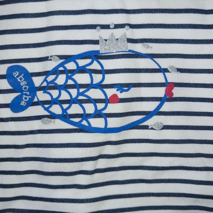 2 robes 👗 body bébé taille 1mois absorba - photo numéro 11