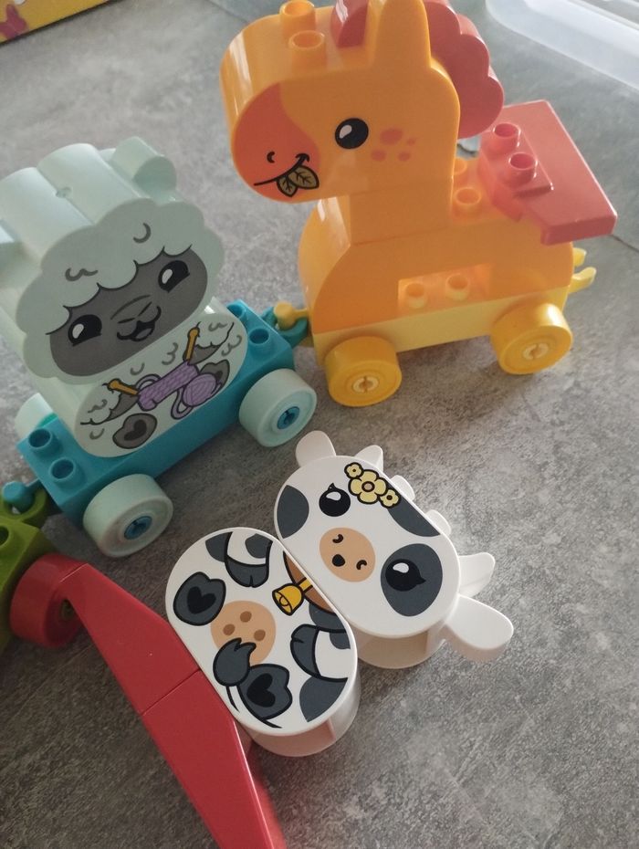 Lego Duplo le train des animaux - photo numéro 4