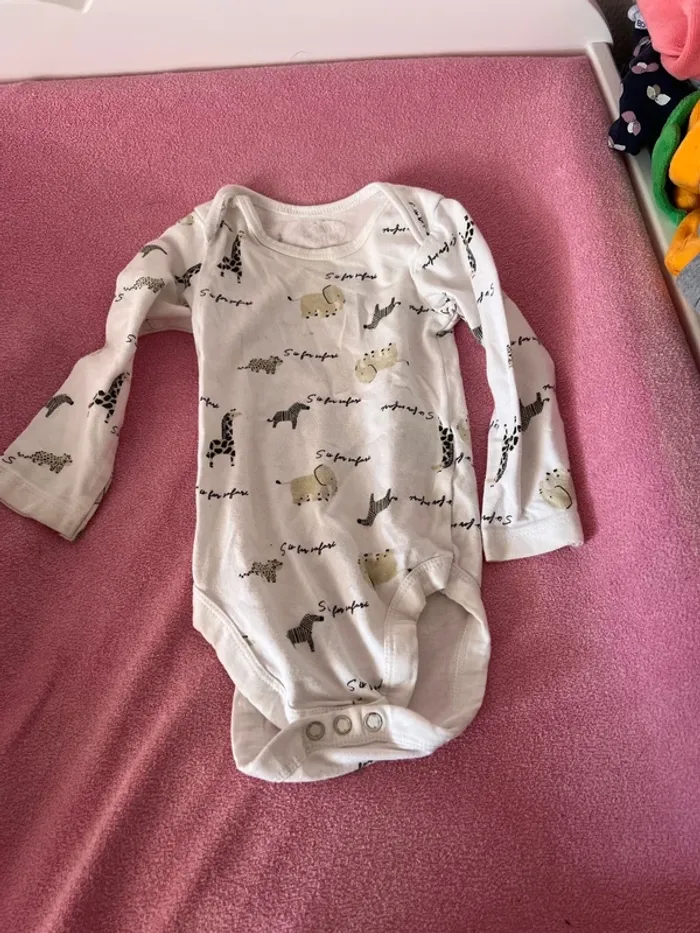 Lot de 5 bodys manches longues - 18 mois - photo numéro 6