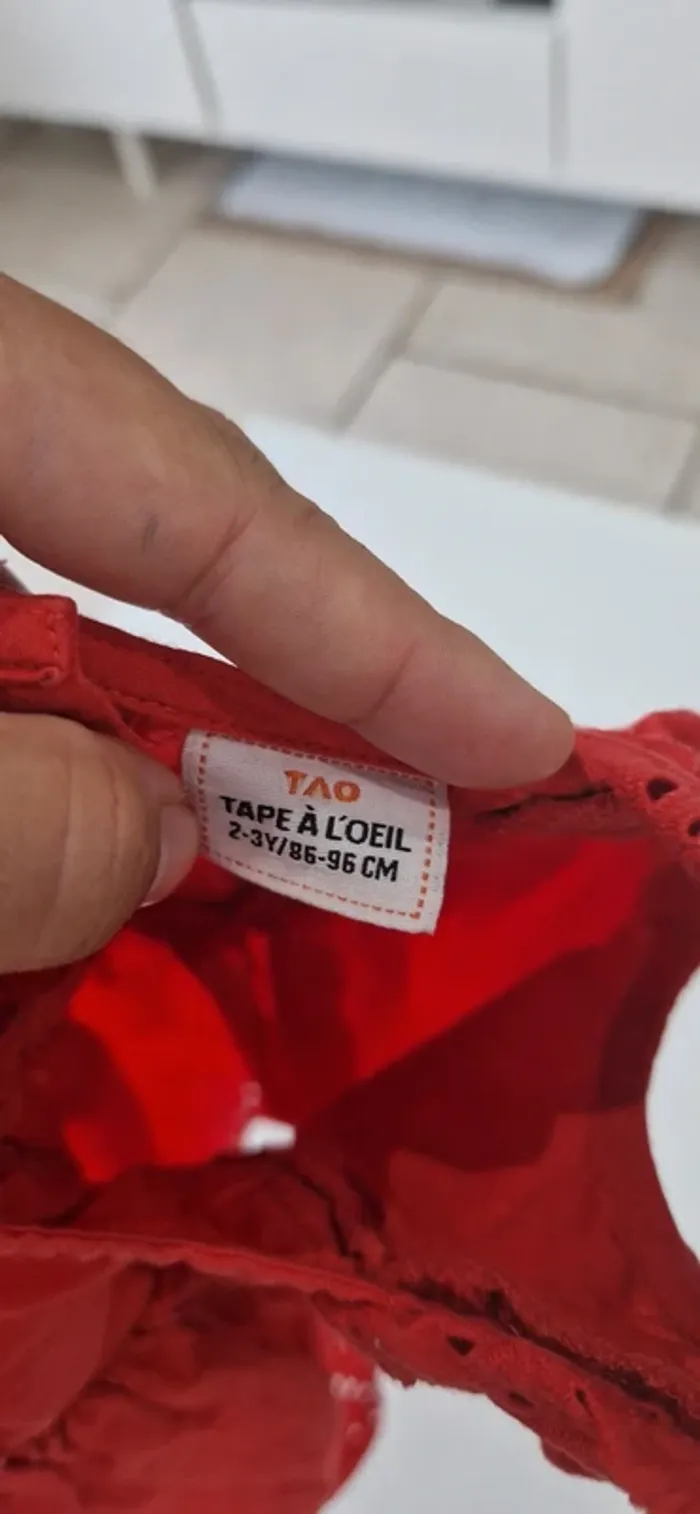Robe broderie anglaise tape a l'œil tao - photo numéro 3