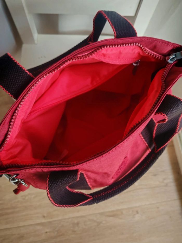 Sac kipling asseni mini neuf bordeaux - photo numéro 7