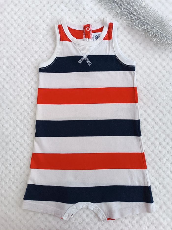 🔸Barboteuse Petit Bateau – 6 mois🔸