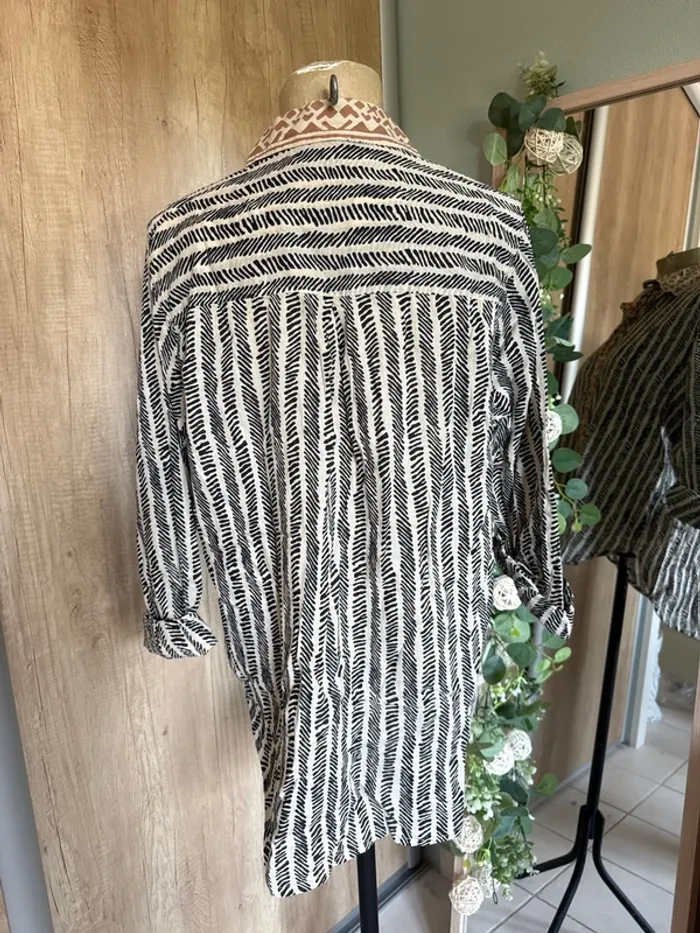 Jolie chemise légère manches longues femme - photo numéro 4