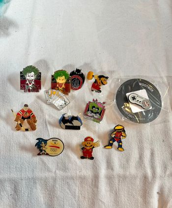 Ensemble pin’s jeux vidéo