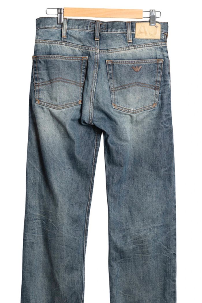Jean bleu coupe droite Armani Jeans – Taille 40 - photo numéro 13