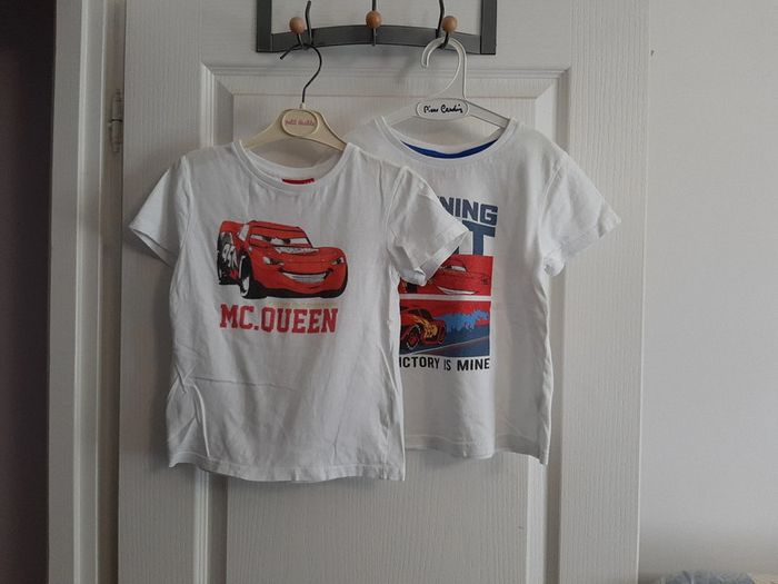Lot de 2 t-shirts Cars