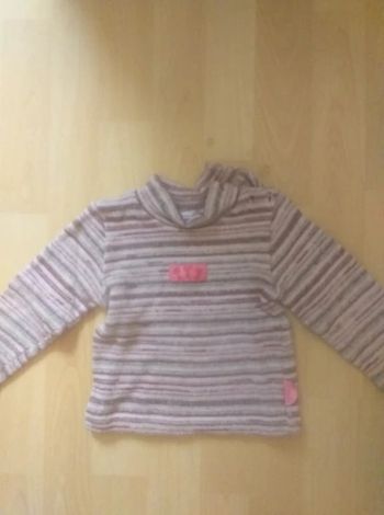 pull col roule fille 2 ans absorba