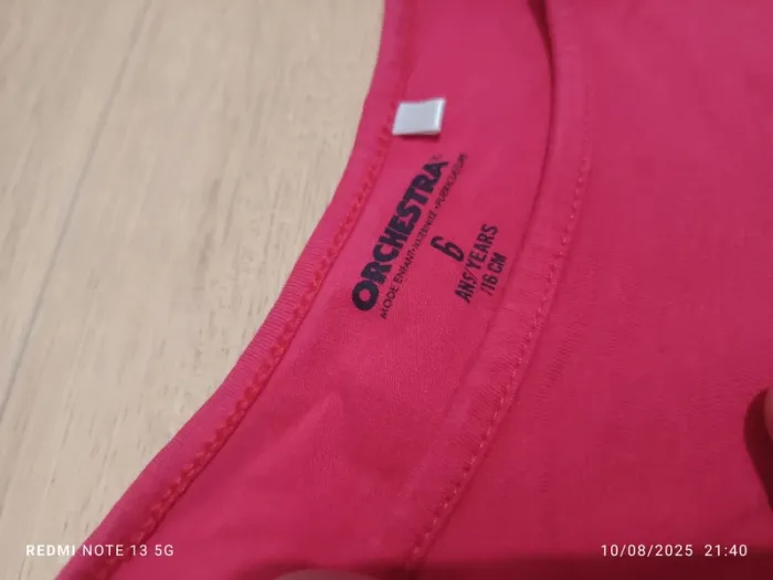 Magnifique tee shirt orchestra taille 6ans - photo numéro 3
