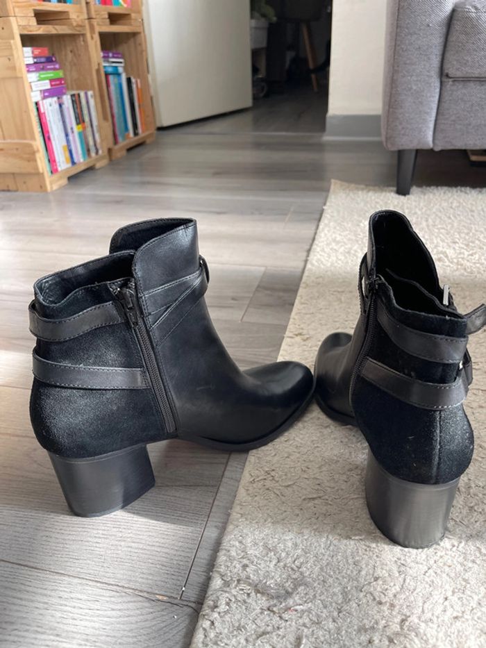Bottines noires à talon de la marque Ralph Lauren neuves taille 42 - photo numéro 4
