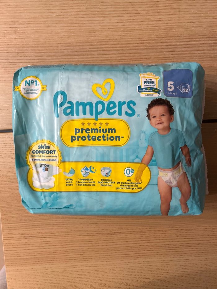 Pampers Premium Protection taille 5