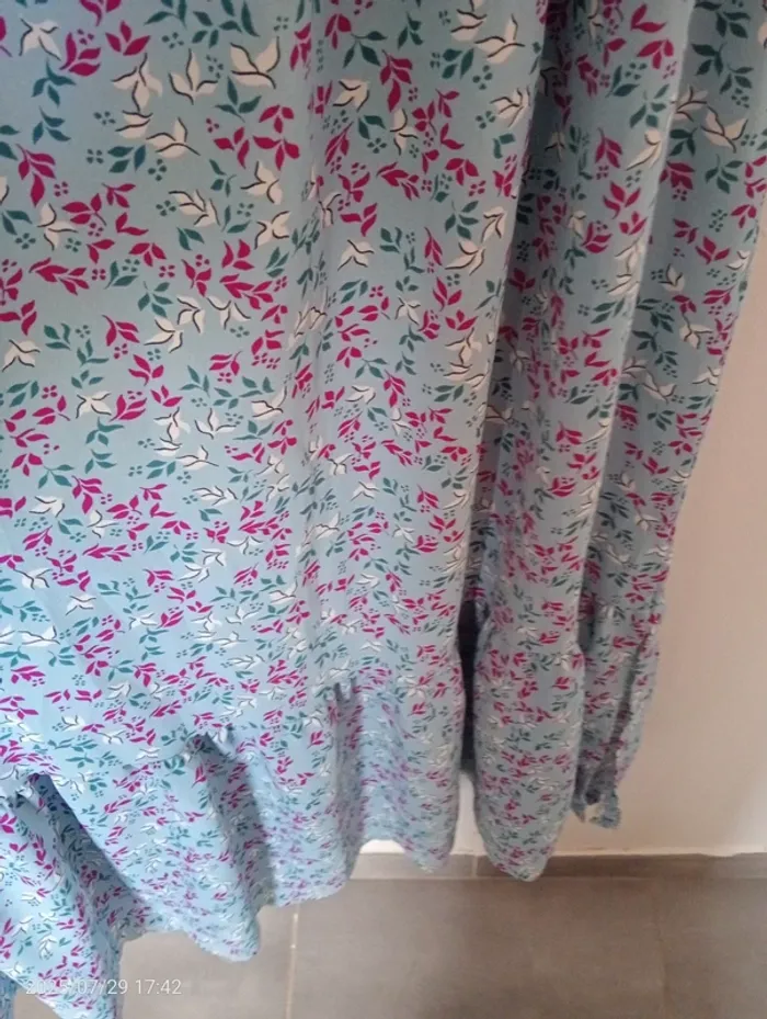 Robe longue turquoise - photo numéro 4