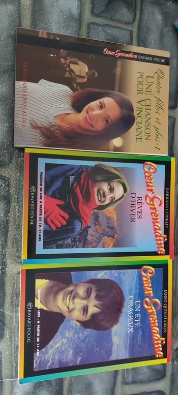 Livres coeur grenadine