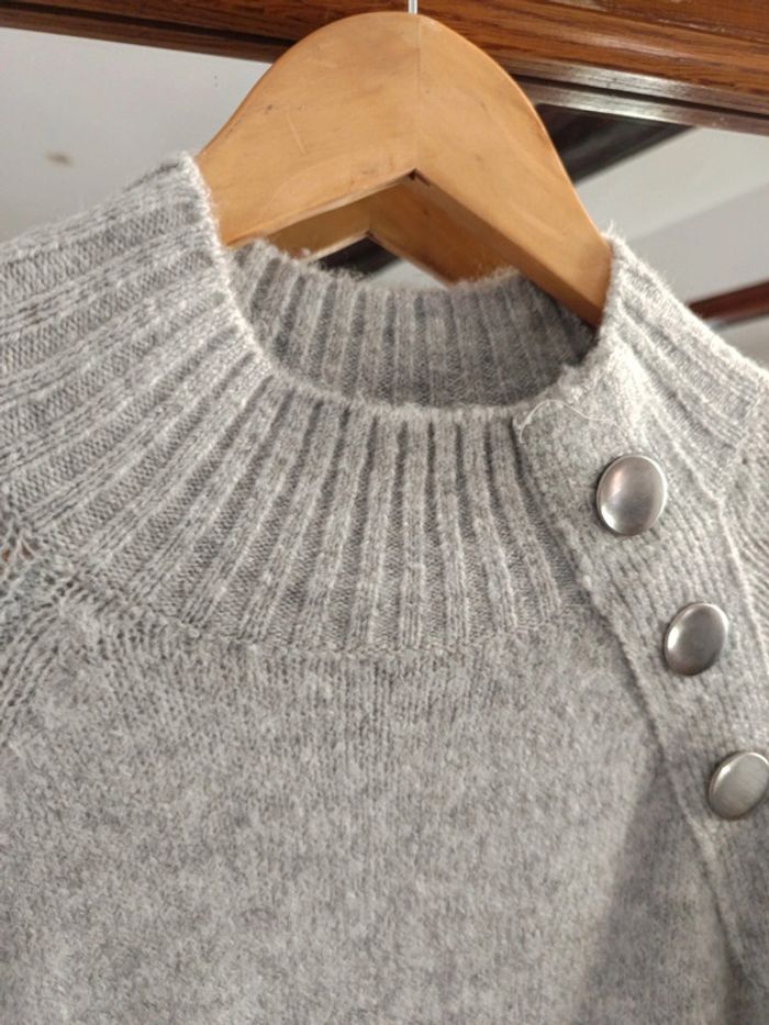 Robe pull detail bouton - photo numéro 2