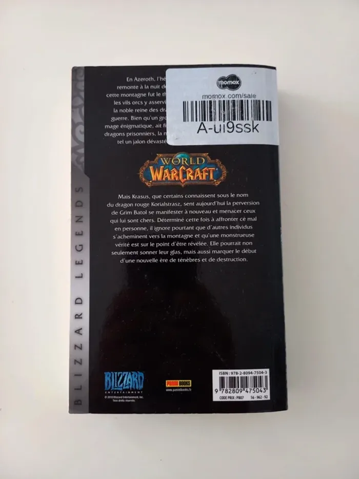 livre de poche La nuit du dragon World of warcraft - photo numéro 2