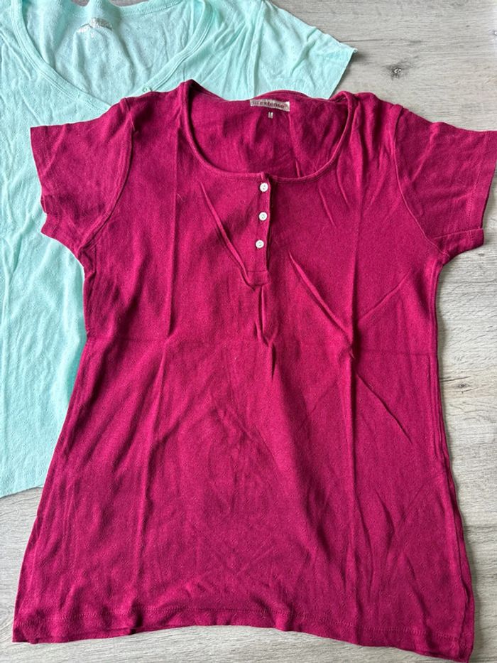 Lot tee shirt femme in extenso taille M neuf - photo numéro 3