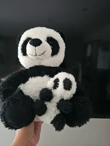 Peluche panda maman & bébé