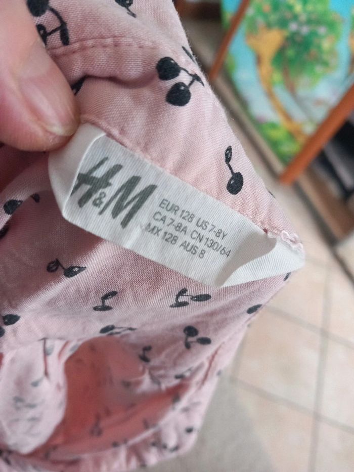 😷chemise tunique coton 7ans H&M - photo numéro 3