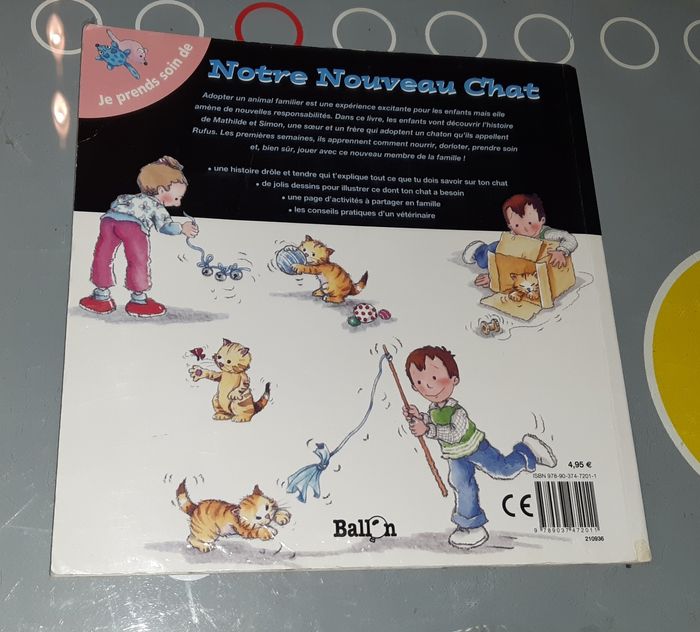 Livre notre nouveau chat - photo numéro 2