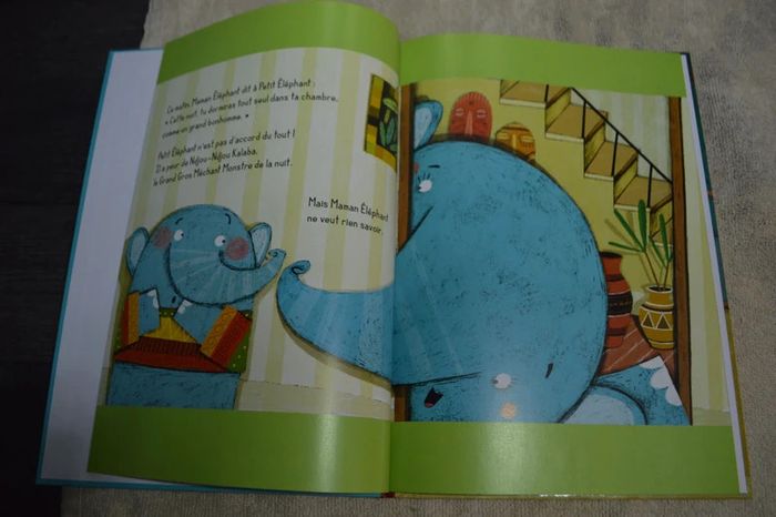 Livre Au lit, Petit éléphant ! Rue des écoles - photo numéro 2