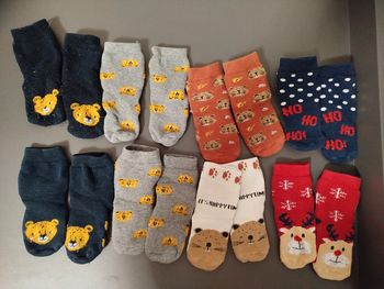 Lot chaussettes antidérapantes