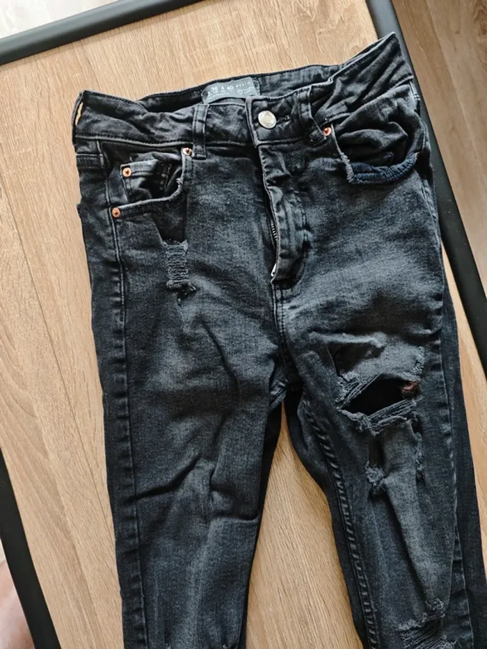 Jeans slim destroy taille 36 - photo numéro 4