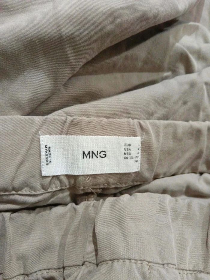 C47 pantalon gris Mango L - photo numéro 3