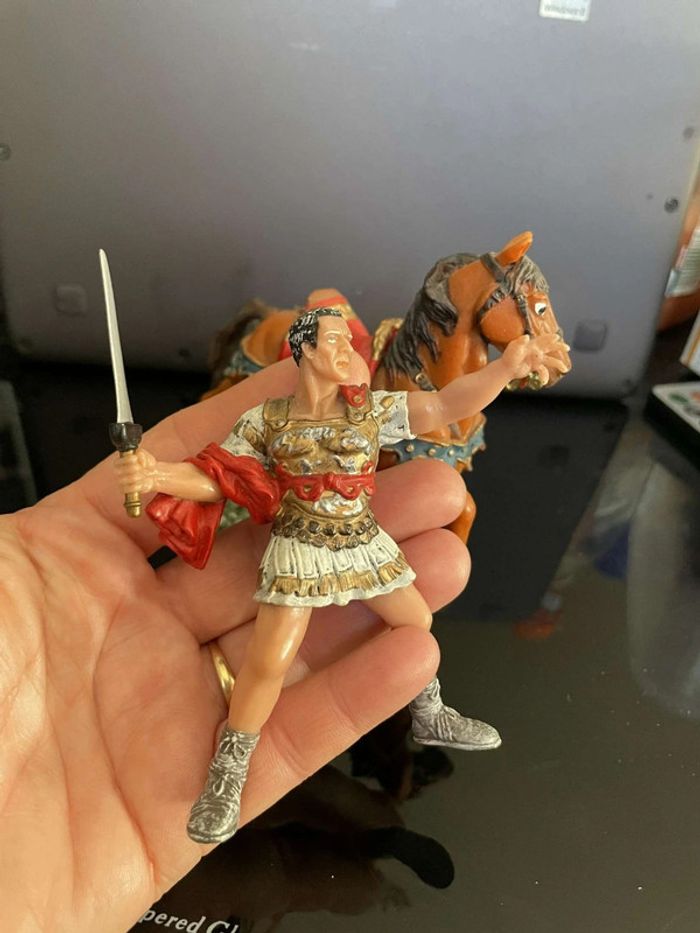 Figurine Vintage César a Cheval Papo 2000 - photo numéro 3