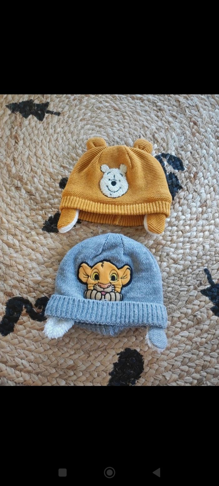 2 bonnets garçon