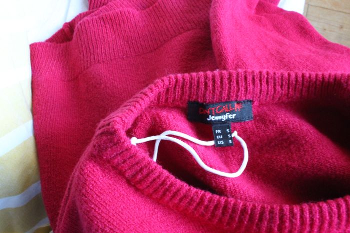 Pull framboise oversize Jennyfer - photo numéro 5
