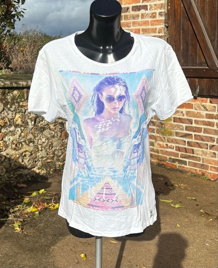 T-shirt imprimé femme – Japan Rags – Taille 40