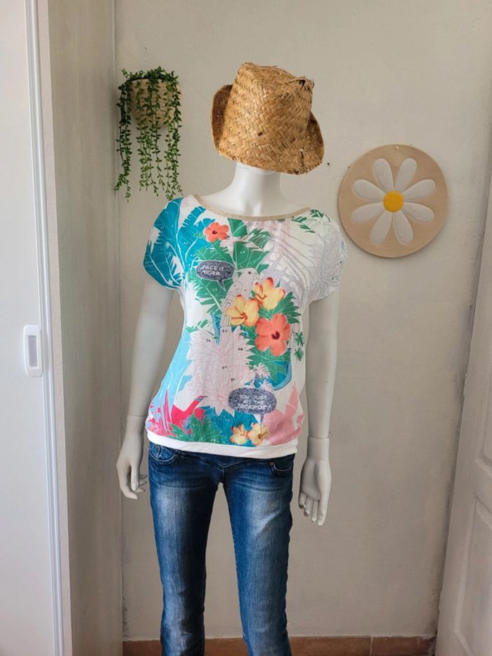 T shirt perroquet - photo numéro 2