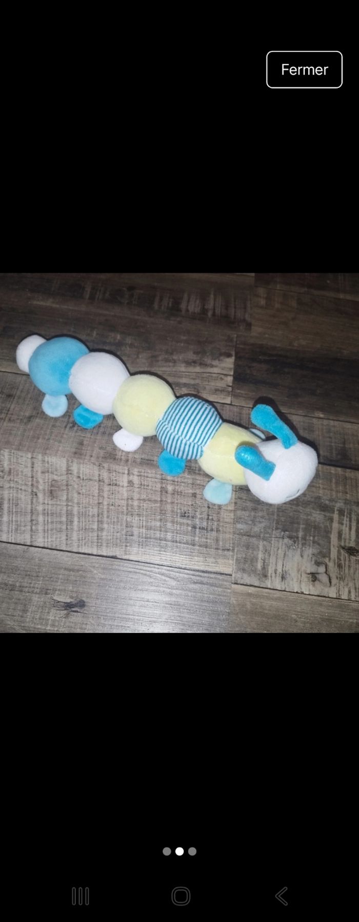 Peluche chenille - photo numéro 2