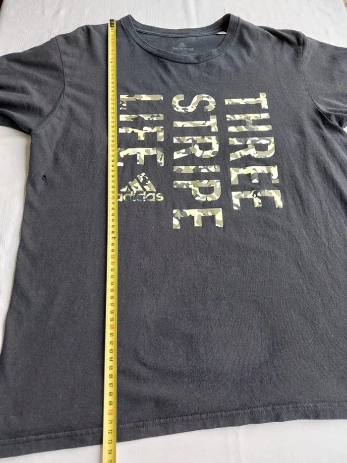 Tee-shirts Adidas Three Stripe Life Taille L - photo numéro 6