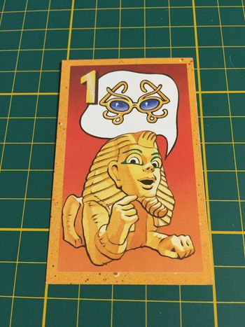 Carte trésor Lunette 1 pièce détachée jeu de société Ramsès II Ravensburger #A65