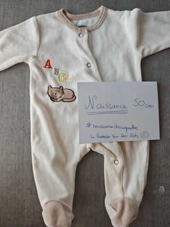 Pyjama 1 pièce chat