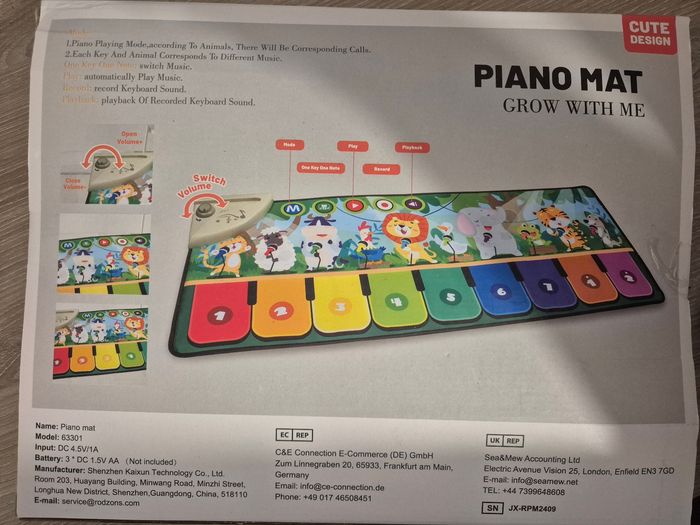 Tapis d’eveil piano