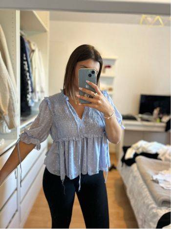 Blouse Zara bleu taille 36