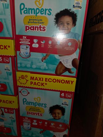 Lot couches pampers