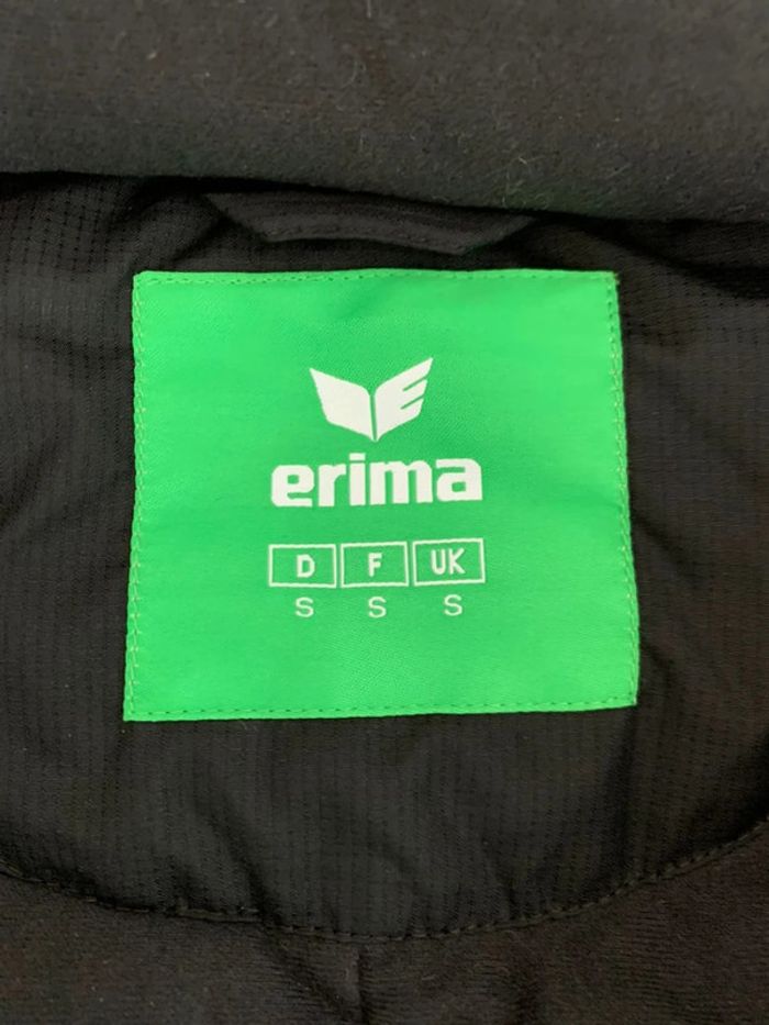 Doudoune noire foot taille S erima - photo numéro 5