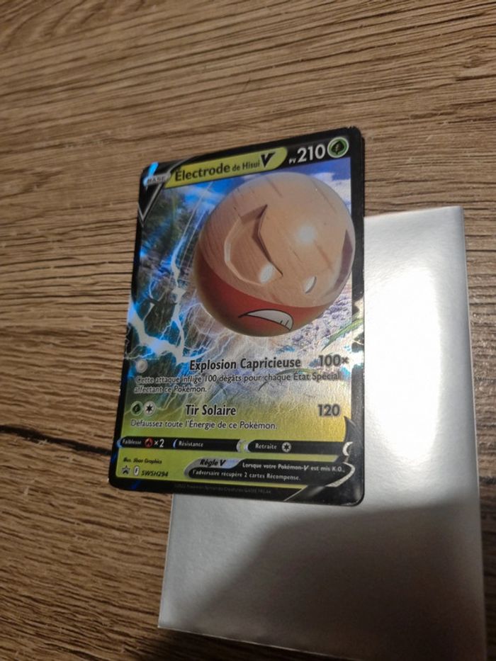 Carte pokémon électrode de hisui promo swsh294 fr année 2022 - photo numéro 2
