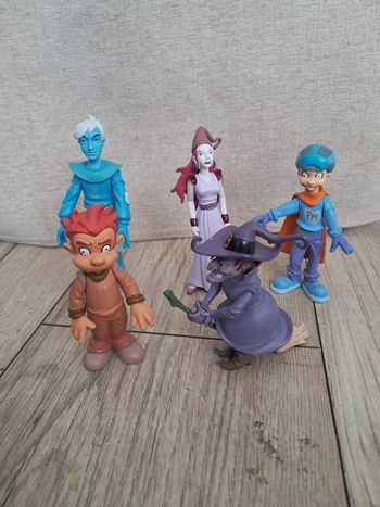 5 personnages du conte la planète des alphas par recrealire. La fee, furiosa, petit malin, bêta et olibrius
