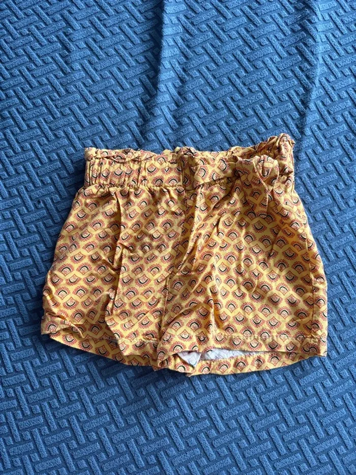 Short d’été orange Gémo