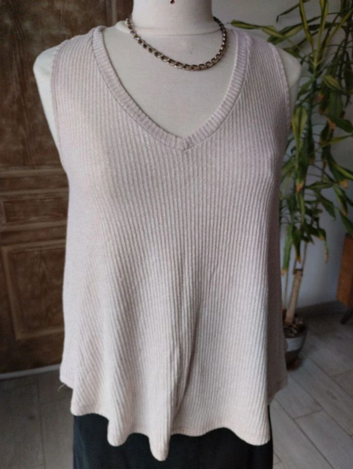 Débardeur côtelé