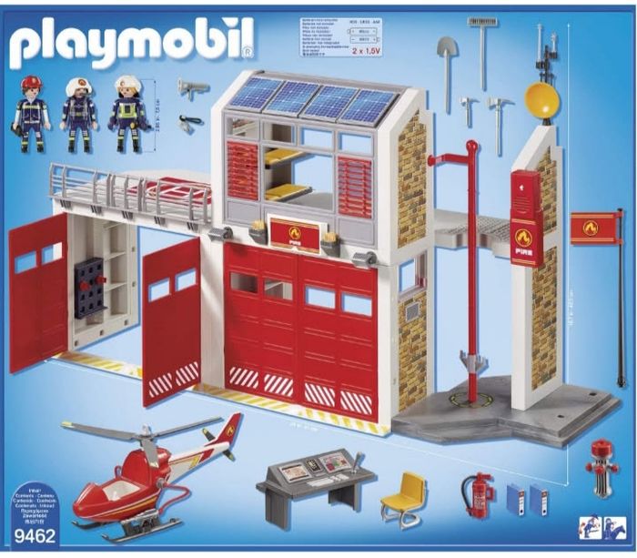 Caserne des pompiers playmobil pas cher - photo numéro 2