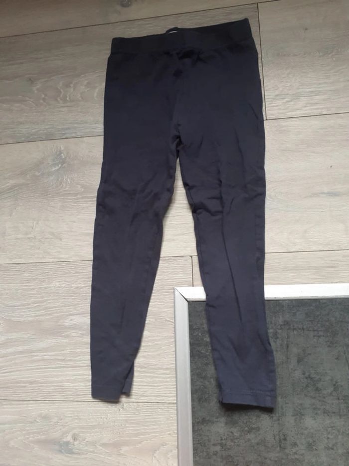 Legging bleu foncé, Pure Basic, taille 4 ans - photo numéro 2