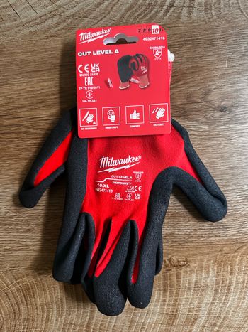Gants travaux Milwaukee t10