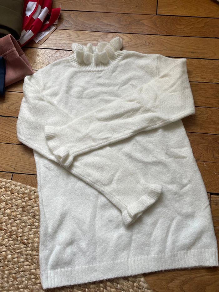 Pull blanc - photo numéro 3