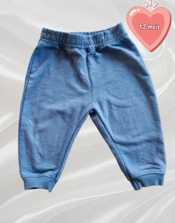 Pantalon bleu garçon 12 mois