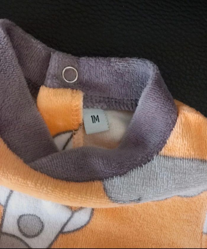 Pyjama bébé 1 mois Lune Étoile - photo numéro 2